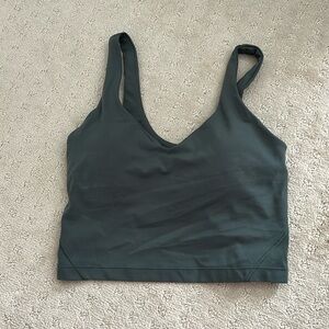 Forest green Align Tank